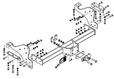 Swan Neck Tow Bar For Nissan