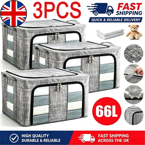 66l clothes storage - 3x, box