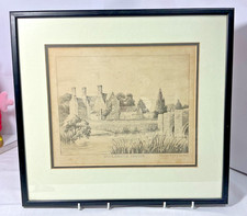 Framed Print Wall Art Woolbridge Manor Devon Eldridge Pope & Co Ltd 36 x 39 cm