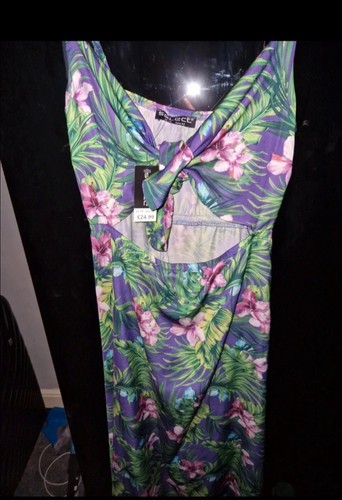 Multicoloured floral dress - floral,