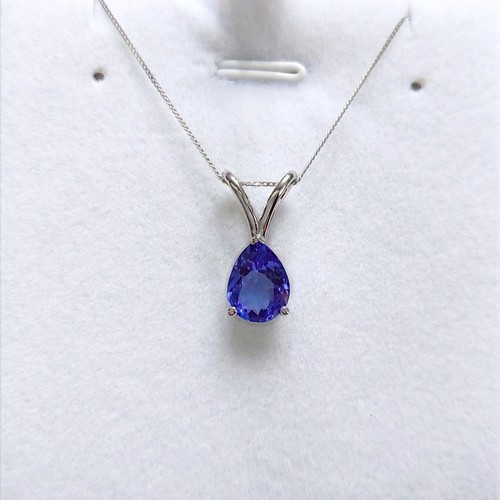 Aaa tanzanite 8x6 gold - mm,