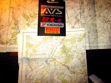 Rallying Navigators clipboard-Pirelli int' rally '96, Yokohama + marked maps