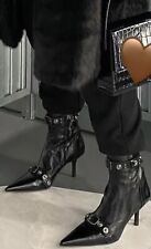 Zara STUDDED STRAP LEATHER