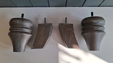 Set Of 4 Furniture Feet Limed