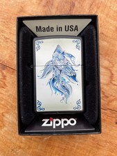 Zippo Lighter Limited Edition Abstract Fish - Numbered 095/250 - Rare, Brand New