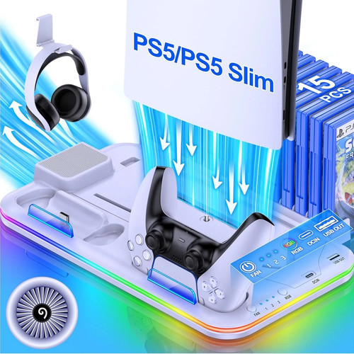 Ps5 slim cooling - ps5, station