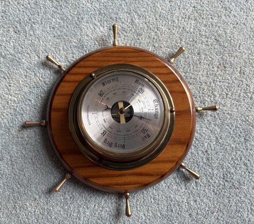 Vintage aneroid barometer - vintage,