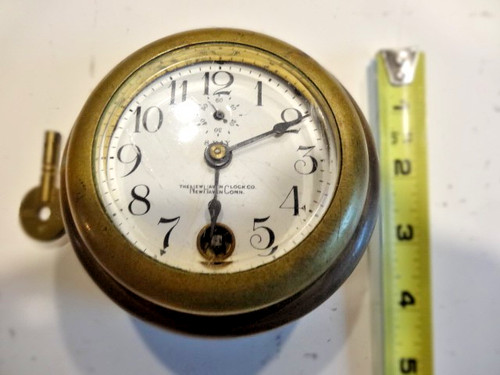Antique new haven angled brass - new,