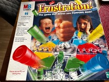 Frustration 2000 Boxed Board Game Pop-O-Matic MB Games Vintage Complete 