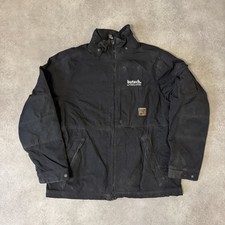 Timberland Chore Jacket Mens Large Pro Series Work Coat, Black