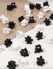 12 Mini Flower Hair Claw Clips