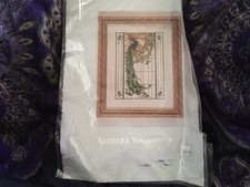 ART NOUVEAU PEACOCK CROSS STITCH  Chart Only by BARBARA THOMPSON