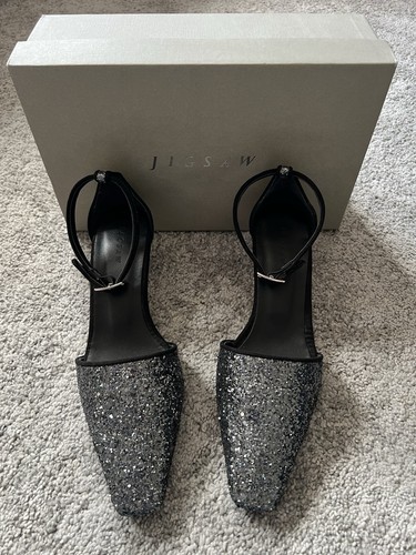 New black silver jigsaw - silver, ‘jigsaw’
