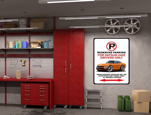 Datsun 240z sports car parking - sports,