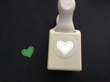 Martha Stewart Valentine Dotted Love Heart Card Craft Punch - medium