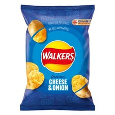 Walkers Cheese & Onion Crisps