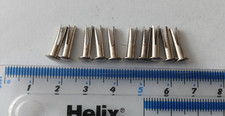 Bifurcated Split Leg Steel Rivets/Studs x 10 - 8mm x 5mm (no 15)