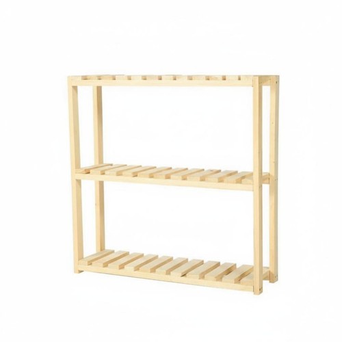 Wooden plant stand - stand, solid