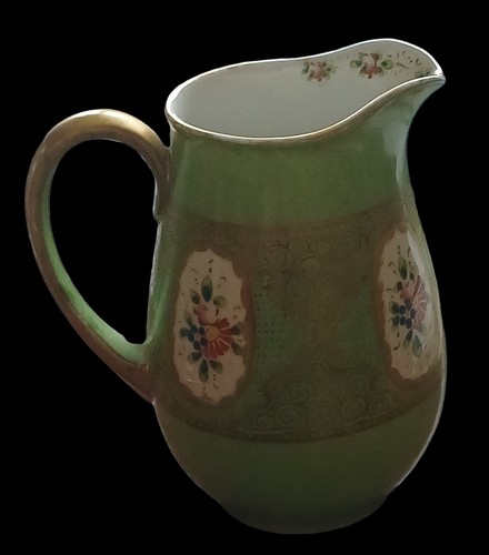 Antique porcelain creamer jug - porcelain,