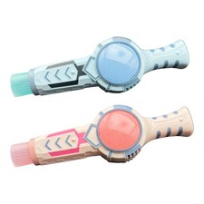 Smoke Bubble-Machine Elastic Bubble Gun Wand Fog Smoke Birthday Blue Pink Toys