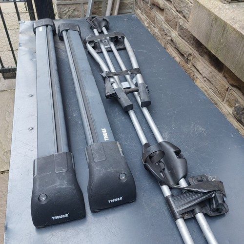 Thule roof bars and - 3, cycle