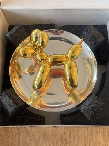 Jeff koons balloon dog plate - koons,