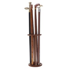 Wood Cane Stand Holder Rack