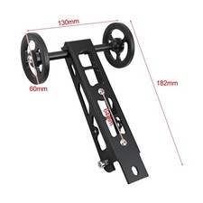 80mm and 60mm Easy Wheel Options for RHINE For Birdy Folding Bike Rear Rack