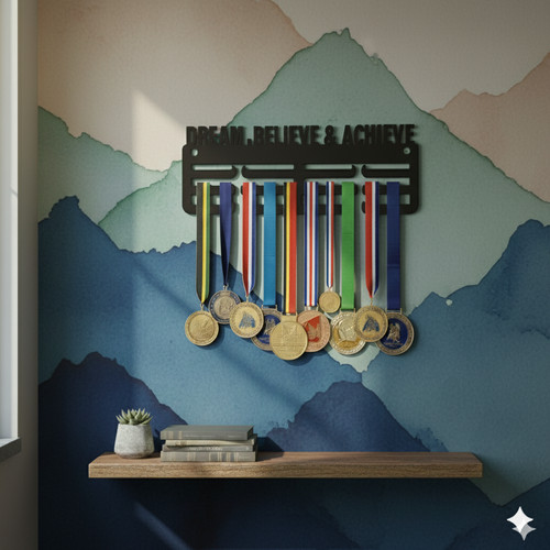 Dream believe achieve medal - achieve,