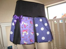 cheerleader Skirt purple Black