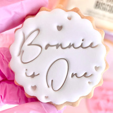 Customised fondant stamp