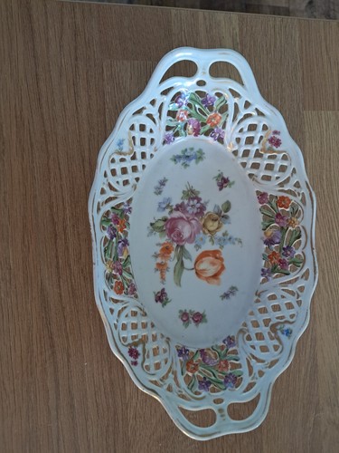 Dresden pierced hand painted - dresden,