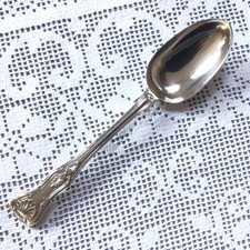 1842. Solid Sterling Silver Table Serving Spoon By Chawner & Co. Ltd. 98.11g. #2