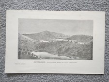 Mount Gambier, Australia - Antique Print - 1875