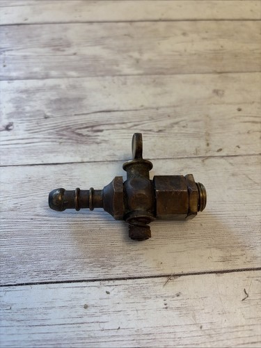 Small brass steam engine - brass,