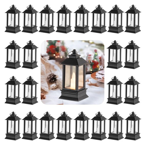 Black lanterns decorative - black,