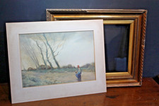 Antique original art work by