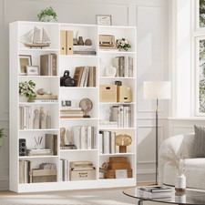 Tall Bookcase 17 Cube Storage