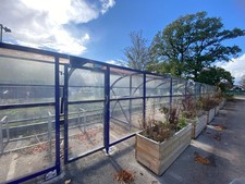 Large Lockable Bike Shelter Shed - Approx 75ft long