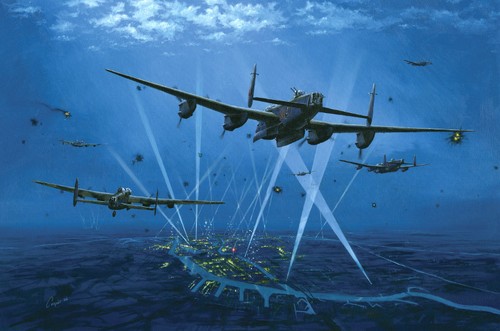 Avro lancaster raf bomber - avro,