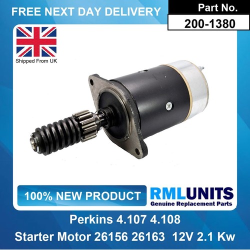 Starter motor for perkins - motor,