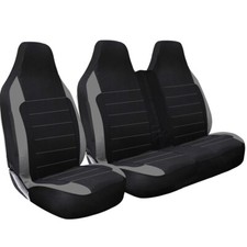 Racing Grey Van Seat Covers