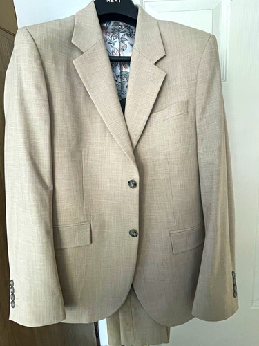Next beige linen slim - linen, 2