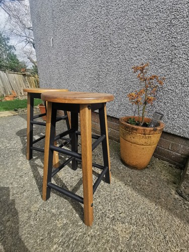 Upcycled stools vintage style - upcycled, stools,