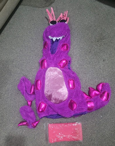 Purple dinosaur dress age - dinosaur,