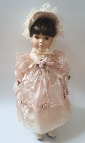 Vintage porcelain doll - vintage,