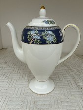 WEDGWOOD BLUE SIAM LARGE COFFEE  POT VGC
