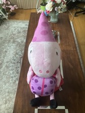 Peppa Pig: Birthday Party Large, Soft, Plush Toy With Present In Hand (60cm)