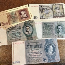 1945 Germany 5 3rd Reich set