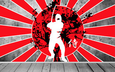 Japan japanese warrior flag - japan,